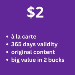 Big Value in 2 bucks